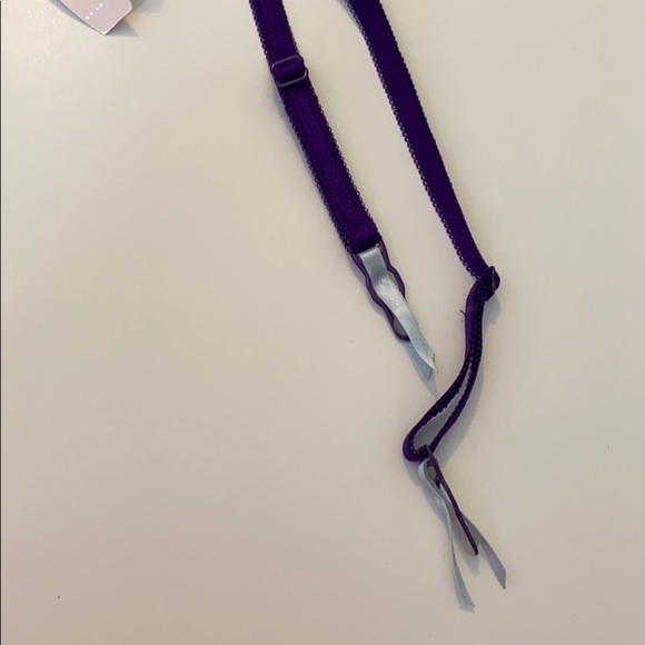 Purple and blue lace adjustable garter belt VS Dream Angels - Picture 2 of 7
